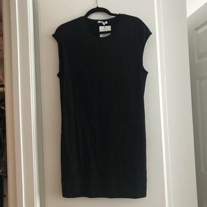 Black Helmet Lang t-shirt dress